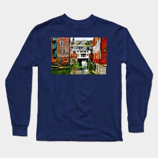 The High Bridge Over The River Witham, Lincoln Long Sleeve T-Shirt